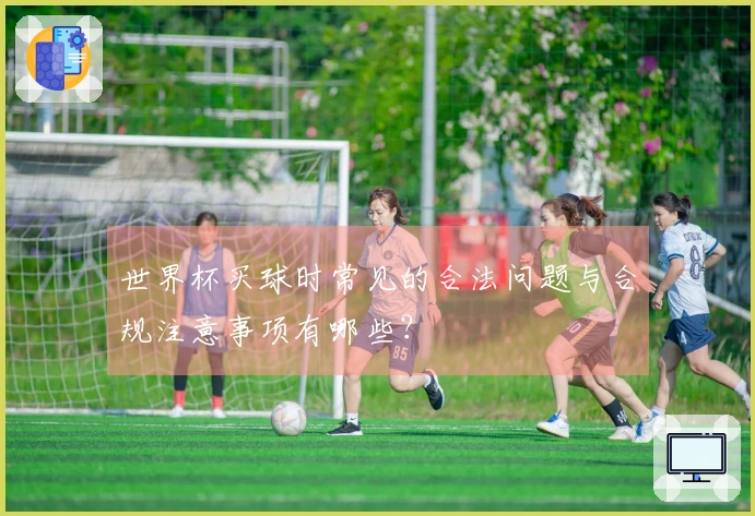 世界杯买球时常见的合法问题与合规注意事项有哪些?