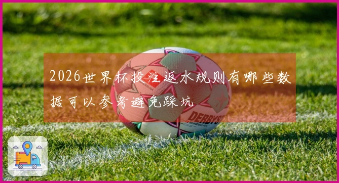 2026世界杯投注返水规则有哪些数据可以参考避免踩坑